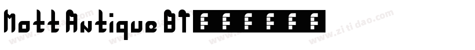Matt Antique BT字体转换